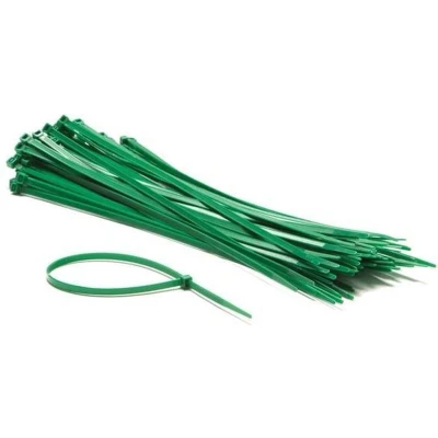 Afbeelding van Set met nylon kabelbinders 4.8 x 300 mm groen (100 st.) Velleman