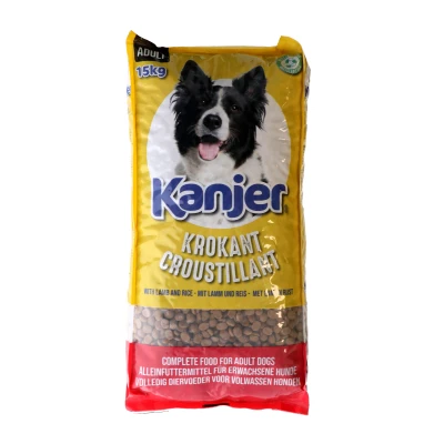 Afbeelding van Kanjer Hond Brokken Lam&amp;Rijst Hondenvoer 15 kg