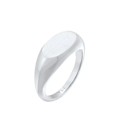 Afbeelding van Elli Glanz GEO Trend Ring, Dames, Maat: 54, Silber