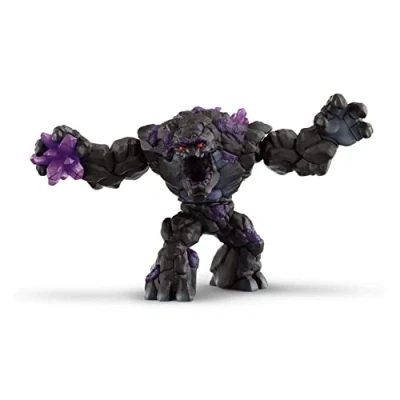 Image de Monstre Des Ténebres Pierre Figurine Schleich Réaliste Créature Mythique Avec Bras Et Torse Mobiles Cadeau Pour Garçons