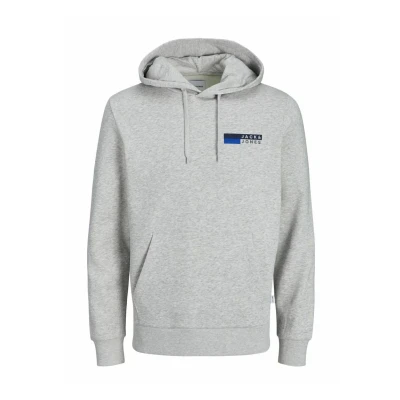 Afbeelding van Jack &amp; Jones LOGO Hoodie, Heren, Maat: XL, White melange