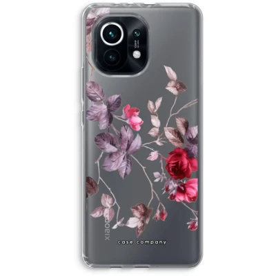 Afbeelding van Case Company® hoesje geschikt voor Xiaomi Mi 11 Mooie bloemen Soft Cover Telefoonhoesje Bescherming aan alle Kanten en Schermrand