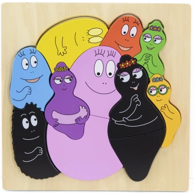 Afbeelding van Label Barbapapa Houten Puzzel LLBB 35861