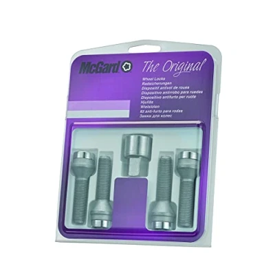 Afbeelding van McGard 27.288SU set conische wielveiligheidsschroeven M14 x 1,5 SW19 totale lengte 55,4 mm schachtlengte 34 chroom