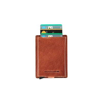 Afbeelding van Maverick Rough Gear Cardprotector Slim Rfid Cognac