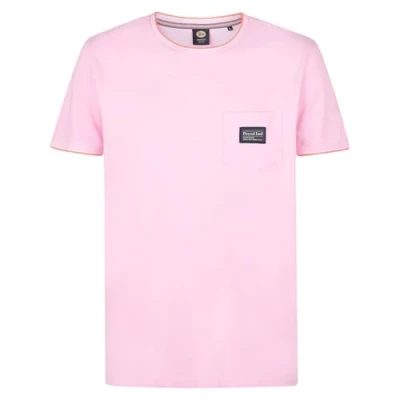 Afbeelding van Petrol Industries Heren Pocket T shirt Pebblefront Rood Maat M