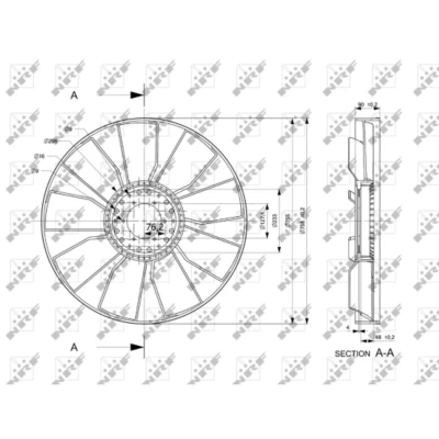 Afbeelding van NRF 49865 Koelventilator