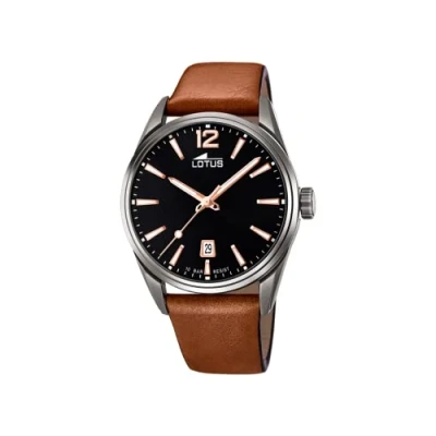 Afbeelding van Lotus Chrono Horloge, Heren, Maat: One Size, Black