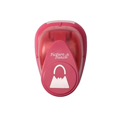 Afbeelding van Vaessen Creative perforator Handtas, medium, papier perforator, knutsel projecten, DIY, kaarten maken