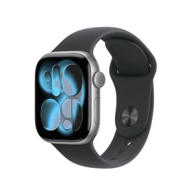Image de Apple Watch Series 11 gps + Cellular 42mm Space Grey Aluminium Case With Black Sport Band S/m