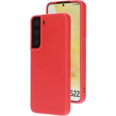 Afbeelding van Mobiparts Silicone Cover Samsung Galaxy S22 Scarlet Red