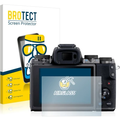 Afbeelding van BROTECT Screenprotector voor Canon EOS M5 Folie Beschermfolie Beschermglas transparant