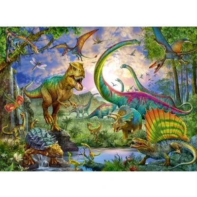 Image de Puzzle 200p Le royaume des dinosaures Ravensburger