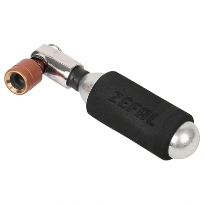 Image de Gonfleur zefal ez big shot avec regulateur d&#039;air bronze embout presta/schrader