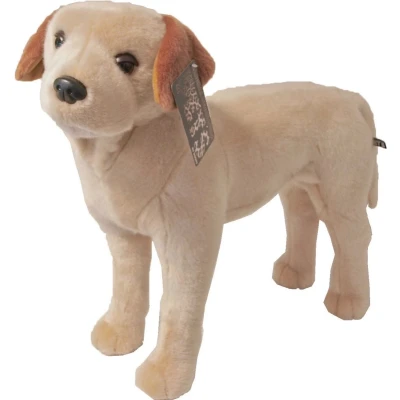 Afbeelding van Boony Natural Decoration pluche labrador blond 53 cm staand Gebr. de Boon