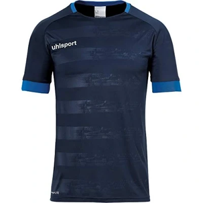 Afbeelding van Uhlsport Division 2.0 Shirt Korte Mouw Kinderen Marine / Royal Maat: 116