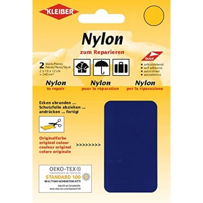 Afbeelding van Kleiber Waterdichte nylon patches, zelfklevend, donkerblauw
