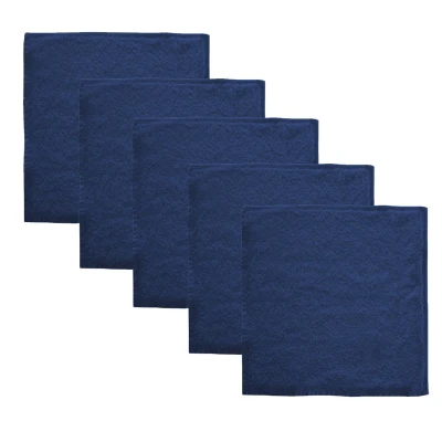 Afbeelding van 5 x The One Towelling gastendoekje 30x30 Navy