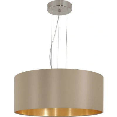 Afbeelding van Eglo Hanglamp Maserlo Taupe &amp; Goud