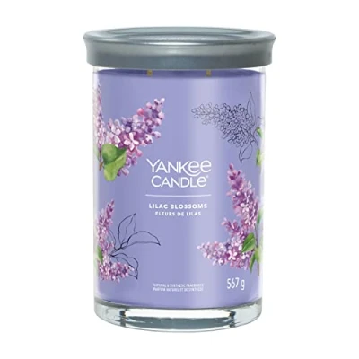 Afbeelding van Yankee Candle Geurkaars Large Tumbler met 2 lonten Lilac Blossoms 15 cm / ø 10