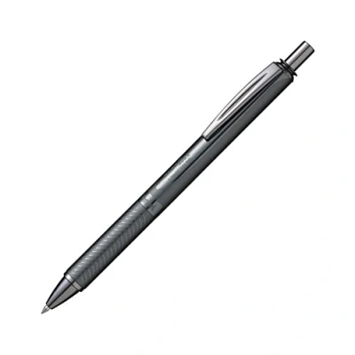 Afbeelding van Pentel BL407MA A EnerGel vloeibare gel rollerball pen, antraciet, dikte 0,35 mm, kogeldiameter 0,7 mm