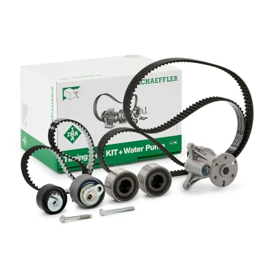 Afbeelding van INA 530 0764 30 waterpomp + Distributieriem Set Met CITROËN: C5 3, III Estate, PEUGEOT: 607 Saloon, 407 SW