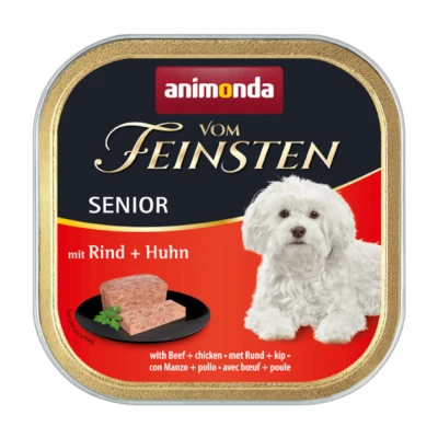 Afbeelding van animonda Vom Feinsten Senior 6 x 150 g Hondenvoer Rund en Kip