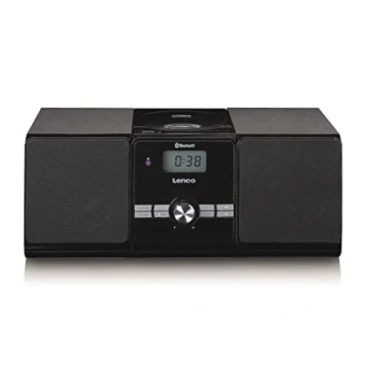 Afbeelding van Lenco MC 030BK Micro set met CD/ MP3 Black