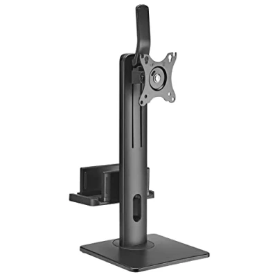 Afbeelding van My Wall bureaustandaard voor monitoren tot 32 inch en Mini PC / full motion met veersysteem zwart