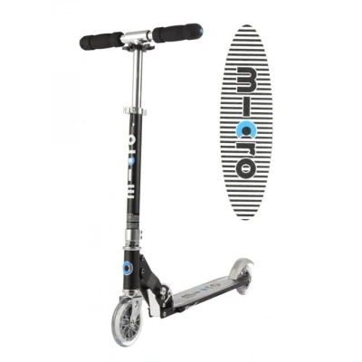 Image de Trottinette Micro Sprite Spécial Edition Noir Grip rayé