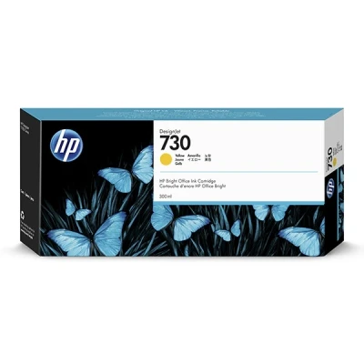 Image de Cartouche d’encre HP 730 DesignJet jaune, 300 ml