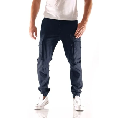 Image de Jack &amp; Jones Homme Pantalons Paul Jj Flake Akm 542, Blazer bleu marine., 30W / 32L