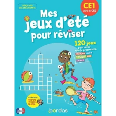 Image de Mes jeux d&#039;été pour réviser CE1 vers le CE2