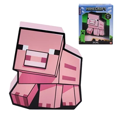 Afbeelding van Minecraft Pig Boxlamp