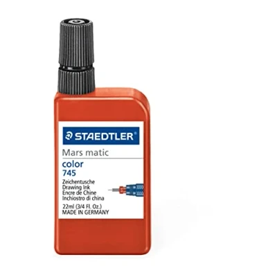 Image de STAEDTLER encre de chine Mars matic 745, rouge
