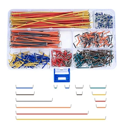Afbeelding van 560 stuks breadboard jumper garenset, U vorm elektrische kabel, mannelijke op ruiterdraden voor broodplank