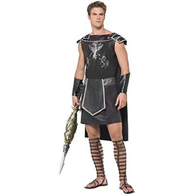 Afbeelding van Duistere gladiator kostuum voor mannen Verkleedkleding