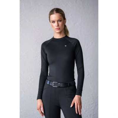Afbeelding van Equestrian Stockholm Trainingstop ES Dynamic Base Layer Black