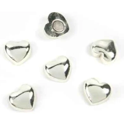 Afbeelding van Trendform Magnet Sweetheart zilver set van 6 stuks