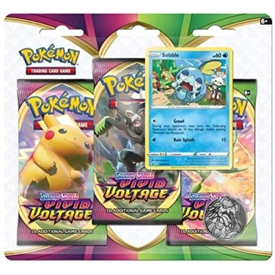Afbeelding van Pokemon Zwaard en schild blisterverpakking met drie spanningsversterkers, levendige booster, 175 80753, verschillende kleuren