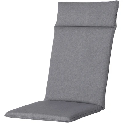 Afbeelding van Madison Tuinstoelkussen hoge rug 50x120 cm Universeel Oxford grey
