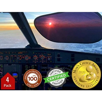 Afbeelding van kinder Fluff auto zonneklep, gecertificeerde zonwering voor auto, 99,95% uv bescherming, zijruit, beschermt kinderen en baby&#039;s, prijs accessoires, parasol