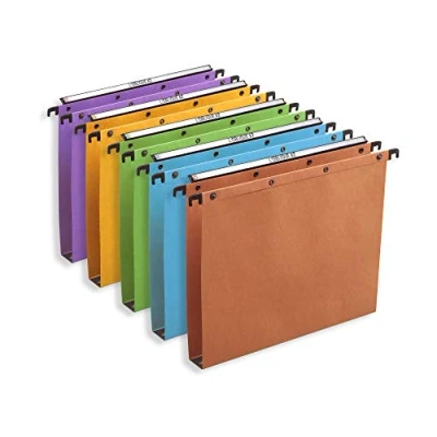 Afbeelding van Elba Ultimate Carte kraftpapier, om op te hangen, voor laden, A4, 30 mm, blauw, 25 stuks