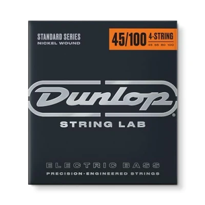 Image de Jeu de cordes guitare basse dunlop medium light 45 100