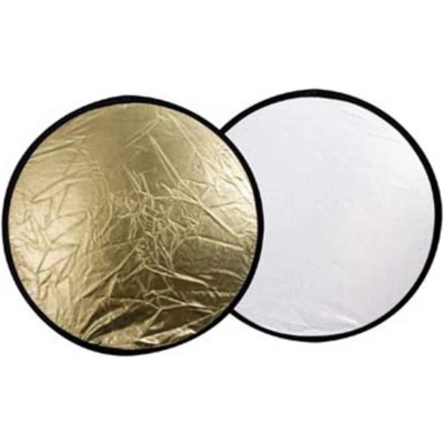Afbeelding van Falcon Eyes Reflectiescherm CFR 22GS Goud/Zilver 56 cm