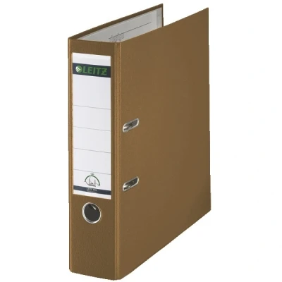 Image de Esselte leitz 10105075 classeur plastique 180 format a4 et dos large avec encoches (marron)