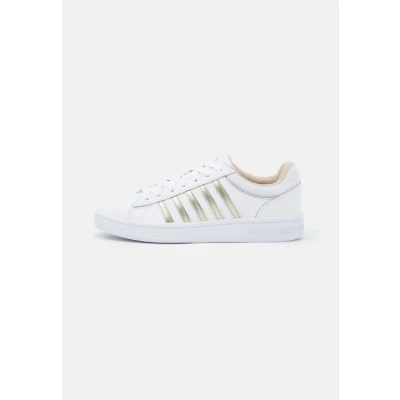 Afbeelding van K SWISS Court Winston Sneakers laag, Dames, Maat: 41, White/champagne Leer
