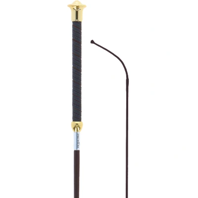 Afbeelding van Premiere Dressuurzweep Gemini Antislip Bruin 110cm