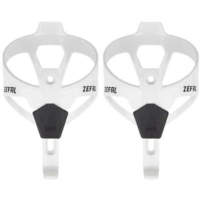 Afbeelding van ZEFAL Pulse A2 Pack verpakking met twee lichte fietsflessenhouders flessenhouder voor fiets/mountainbike/racefiets robuust en duurzaam 26 g per wit