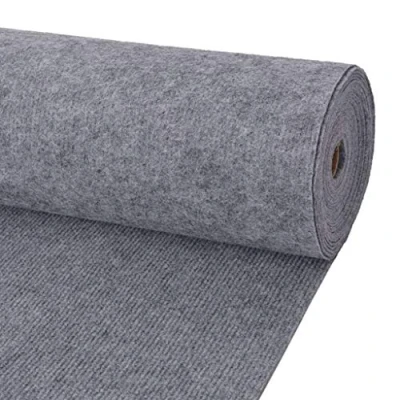 Image de vidaXL Tapis strié pour exposition 1,2x10 m Gris